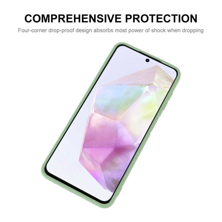 For Samsung Galaxy A55 ENKAY Liquid Silicone Soft Shockproof Phone Case(Black)