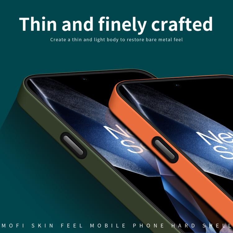For OnePlus 13 MOFI Qin Series Skin Feel All-inclusive PC Phone Case(Blue)