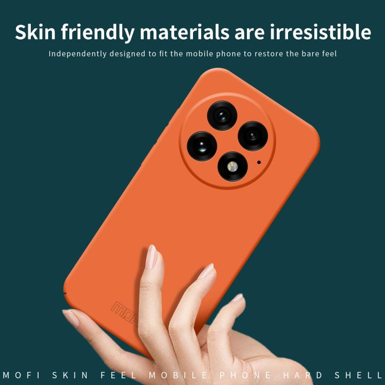 For OnePlus 13 MOFI Qin Series Skin Feel All-inclusive PC Phone Case(Gray)