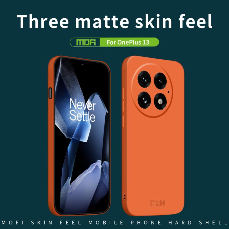 For OnePlus 13 MOFI Qin Series Skin Feel All-inclusive PC Phone Case(Green)