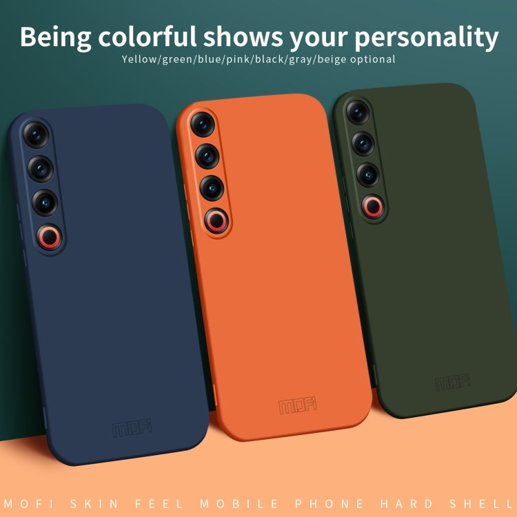 For Meizu 21 Pro MOFI Qin Series Skin Feel All-inclusive PC Phone Case(Green)