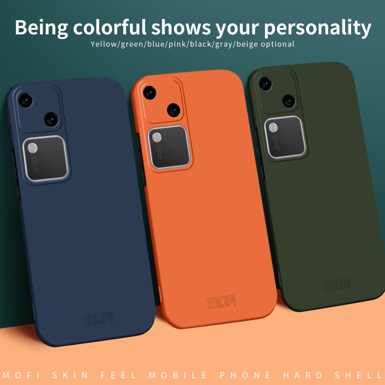 For vivo S18 MOFI Qin Series Skin Feel All-inclusive PC Phone Case(Green)