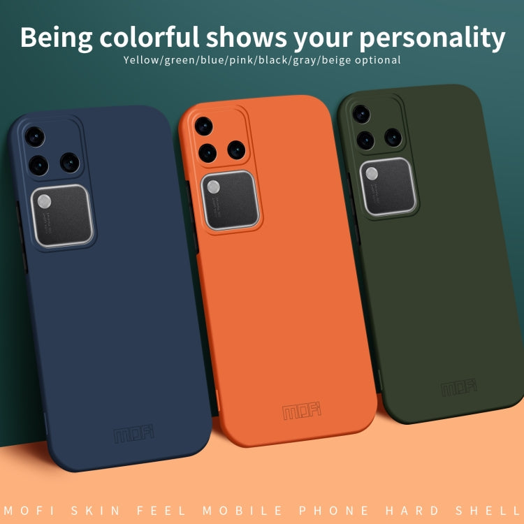 For vivo S18 Pro MOFI Qin Series Skin Feel All-inclusive PC Phone Case(Orange)