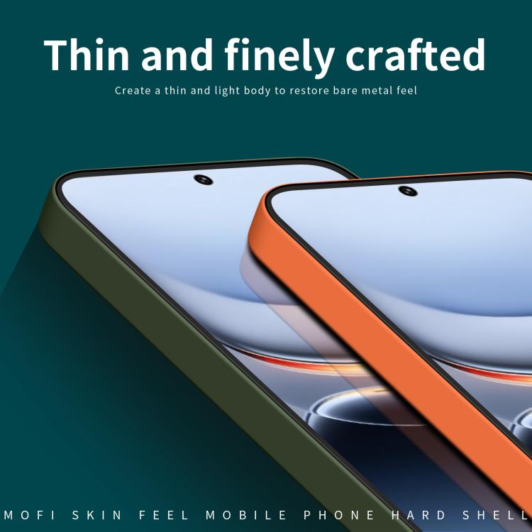 For vivo iQOO 13 MOFI Qin Series Skin Feel All-inclusive PC Phone Case(Gray)
