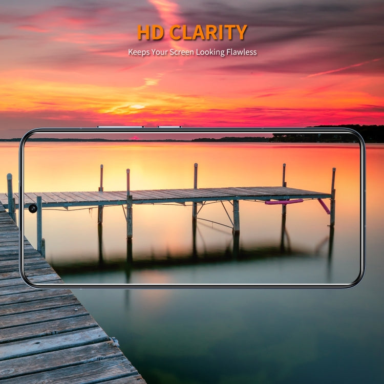 For Honor 80 Pro Flat ENKAY 9H Big Arc Edge High Aluminum-silicon Tempered Glass Film