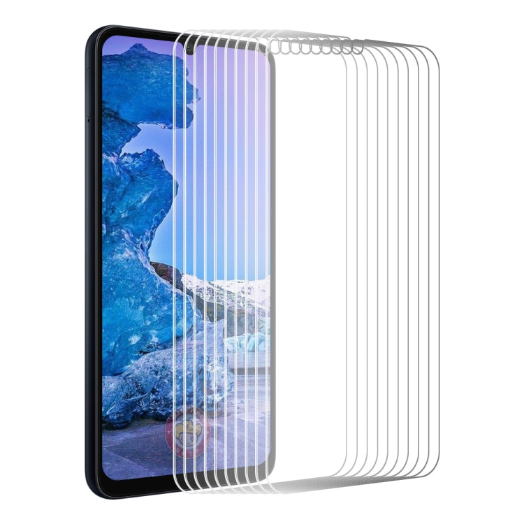 For Honor Play 40 10pcs ENKAY 9H Big Arc Edge High Aluminum-silicon Tempered Glass Film