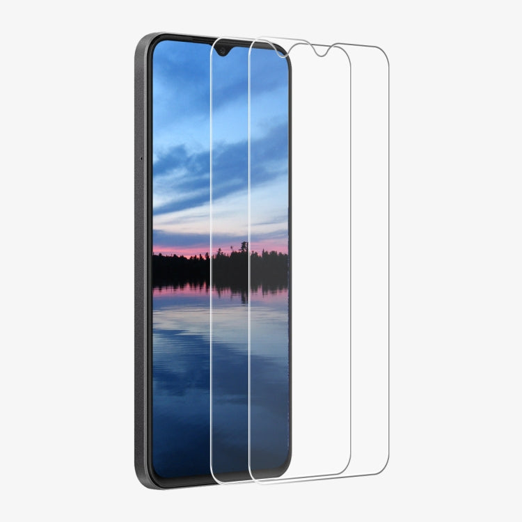 For Nokia C12 2pcs ENKAY 9H Big Arc Edge High Aluminum-silicon Tempered Glass Film