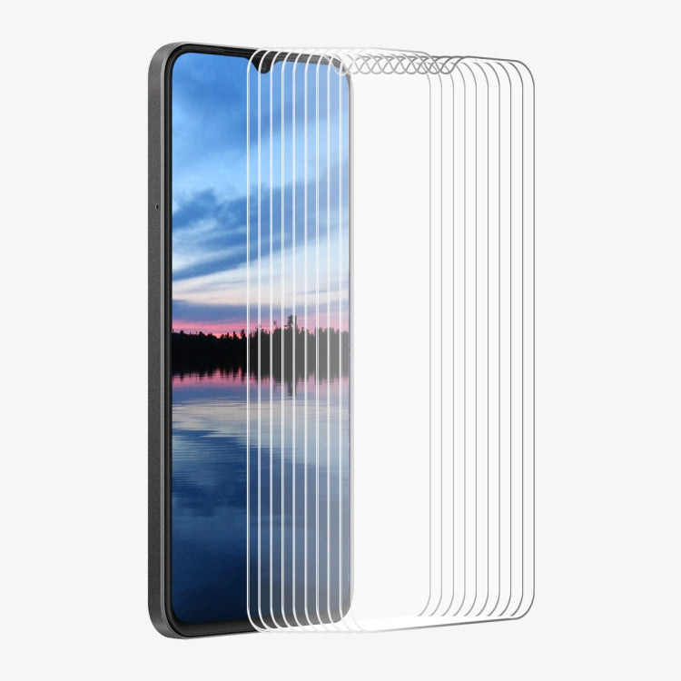 For Nokia G42 10pcs ENKAY 9H Big Arc Edge High Aluminum-silicon Tempered Glass Film