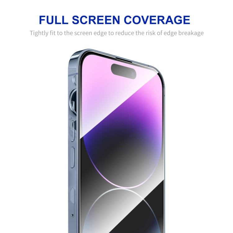 For iPhone 14 Pro ENKAY Easy Install High Alumina Silicon Full Glass Film
