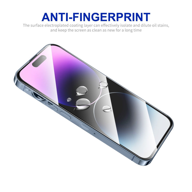 For iPhone 14 Pro ENKAY Easy Install High Alumina Silicon Full Glass Film