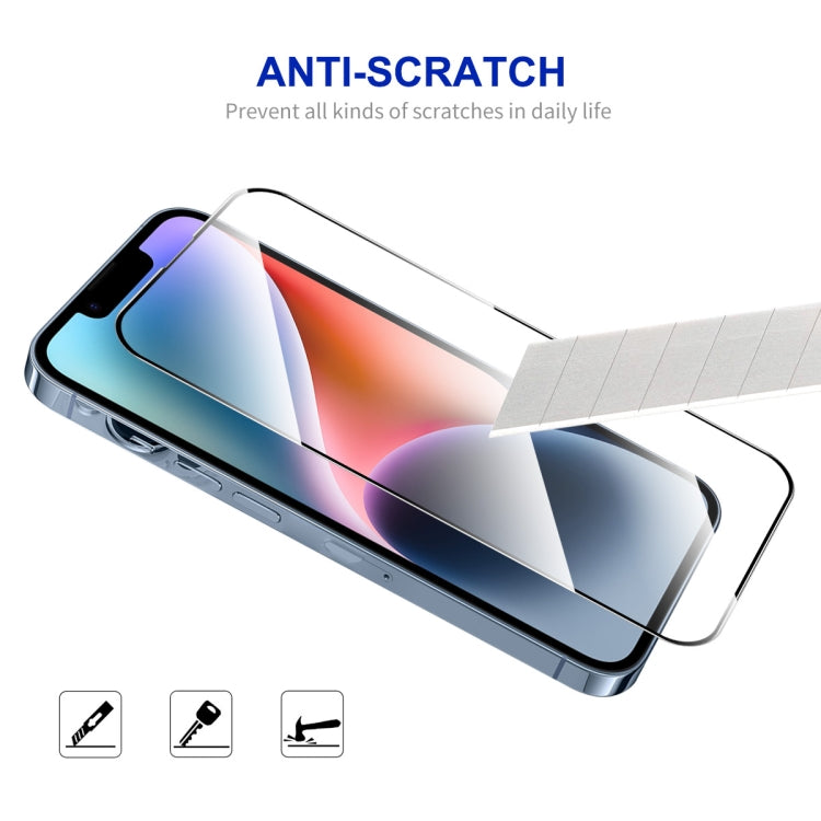 For iPhone 17e / 16e / 14 / 13 / 13 Pro ENKAY Easy Install High Alumina Silicon Full Glass Film