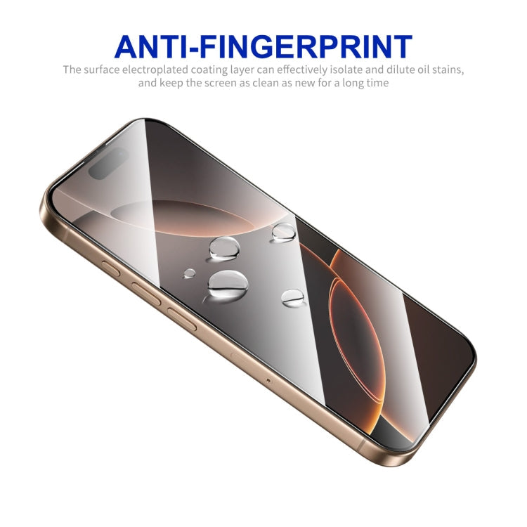 For iPhone 16 Pro ENKAY Easy Install High Alumina Silicon Full Glass Film