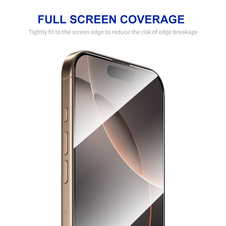 For iPhone 16 Pro Max ENKAY Easy Install High Alumina Silicon Full Glass Film