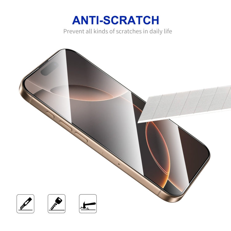 For iPhone 16 Pro Max ENKAY Easy Install High Alumina Silicon Full Glass Film
