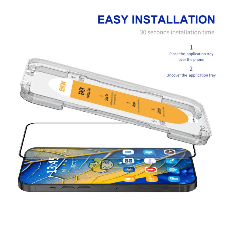 For Redmi Note 12 Turbo ENKAY Easy Install High Alumina Silicon Full Glass Film