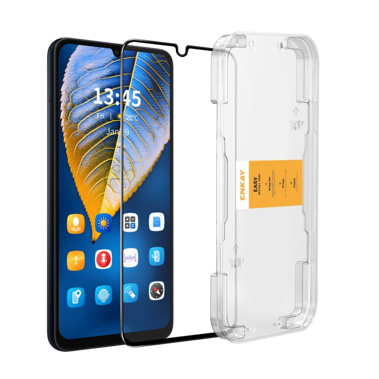 For Xiaomi Redmi 14C ENKAY Easy Install High Alumina Silicon Full Glass Film