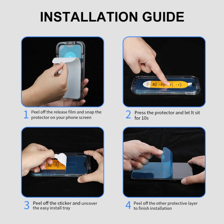 For Google Pixel 9 Pro XL ENKAY Easy Install High Alumina Silicon Full Glass Film
