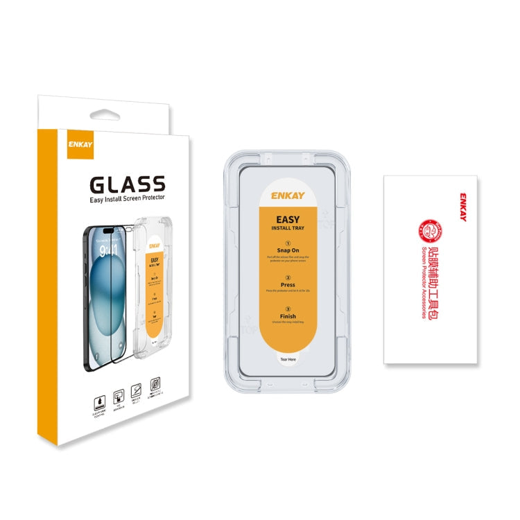For Google Pixel 9 ENKAY Easy Install High Alumina Silicon Full Glass Film