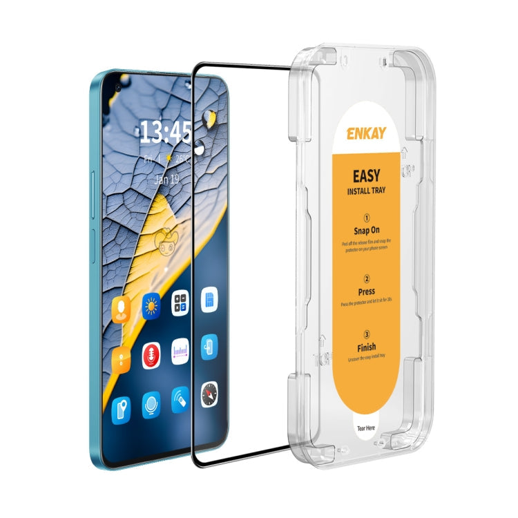 For OPPO K9 / K9 Pro ENKAY Easy Install High Alumina Silicon Full Glass Film