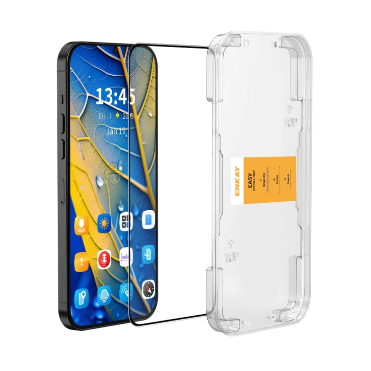 For OPPO A79 / A2 ENKAY Easy Install High Alumina Silicon Full Glass Film