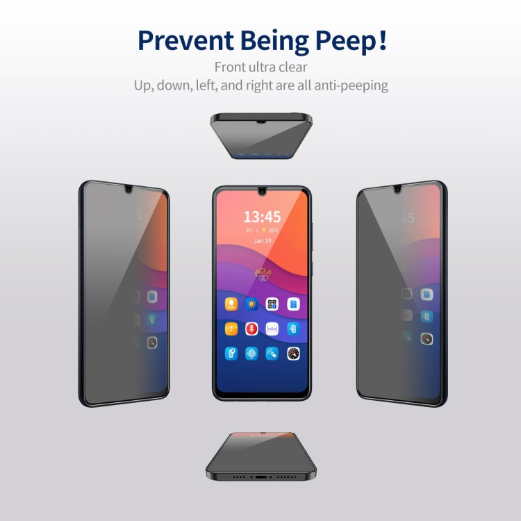For Samsung Galaxy A05 / A05s ENKAY Hat-Prince 360 Degree Anti-peeping Privacy Full Screen Tempered Glass Film