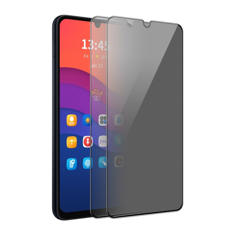 For Samsung Galaxy A15 4G / 5G 2pcs ENKAY Hat-Prince 360 Degree Anti-peeping Privacy Full Screen Tempered Glass Film