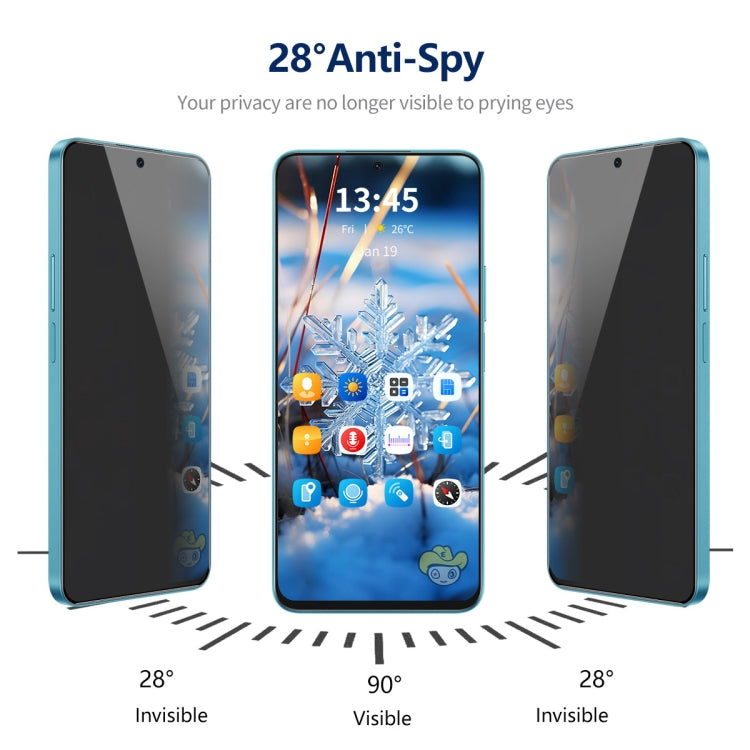 For Samsung Galaxy A54 5G 2pcs ENKAY Hat-Prince 360 Degree Anti-peeping Privacy Full Screen Tempered Glass Film