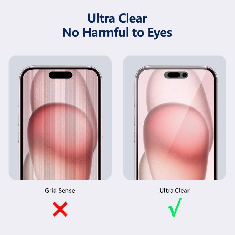 For iPhone 15 2pcs ENKAY Hat-Prince 360 Degree Anti-peeping Privacy Full Screen Tempered Glass Film