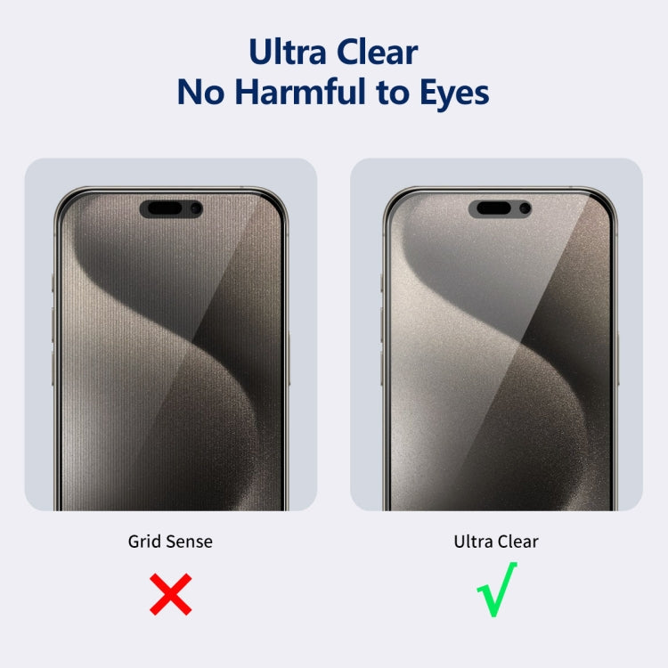 For iPhone 14 Pro Max 5pcs ENKAY Hat-Prince 360 Degree Anti-peeping Privacy Full Screen Tempered Glass Film