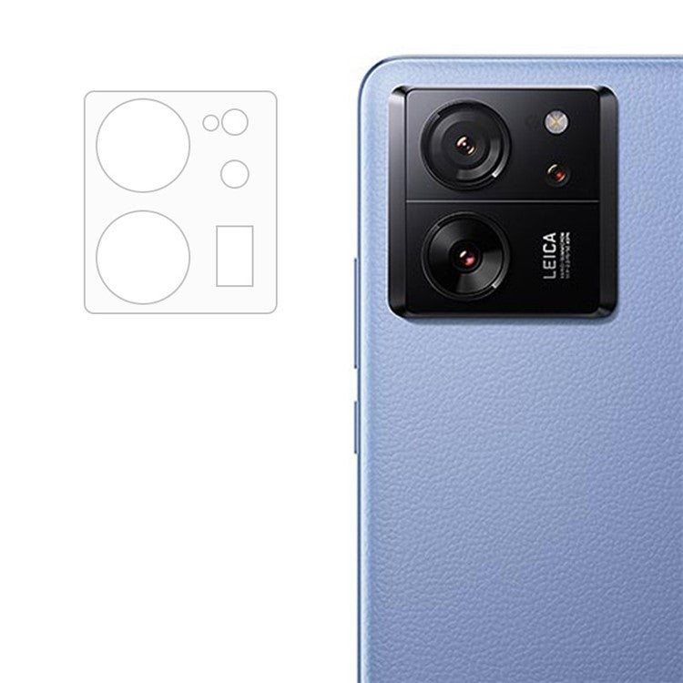 For Xiaomi 13T / 13T Pro ENKAY Hat-Prince 9H Rear Camera Lens Tempered Glass Film(Transparent)