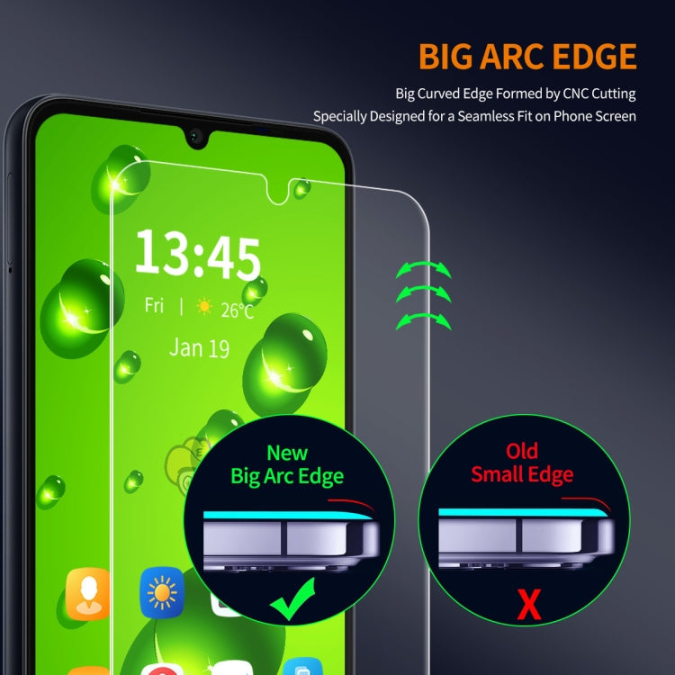 For Xiaomi Redmi A3 ENKAY 9H Big Arc Edge High Aluminum-silicon Tempered Glass Film