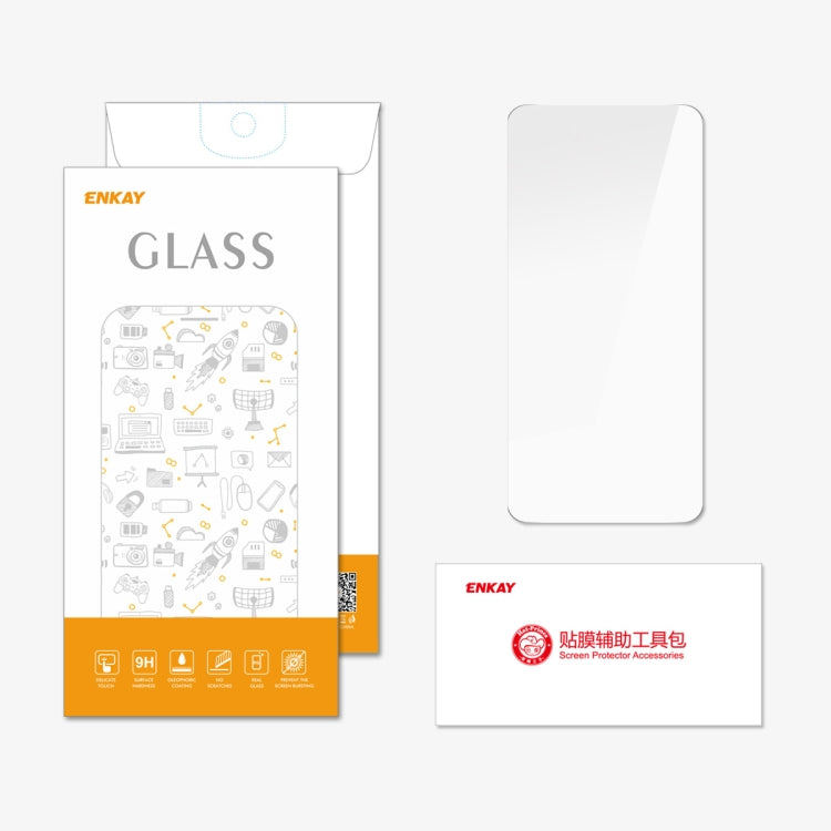 For Redmi K70 Ultra ENKAY 9H Big Arc Edge High Aluminum-silicon Tempered Glass Film