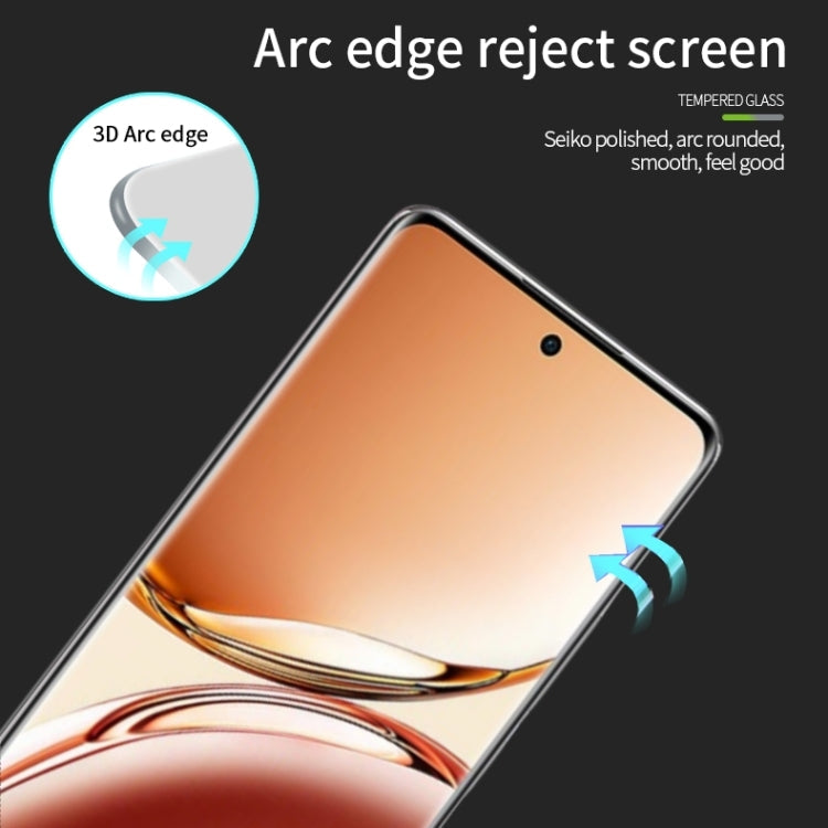For OPPO A3 Pro PINWUYO 9H 3D Hot Bending Tempered Glass Film