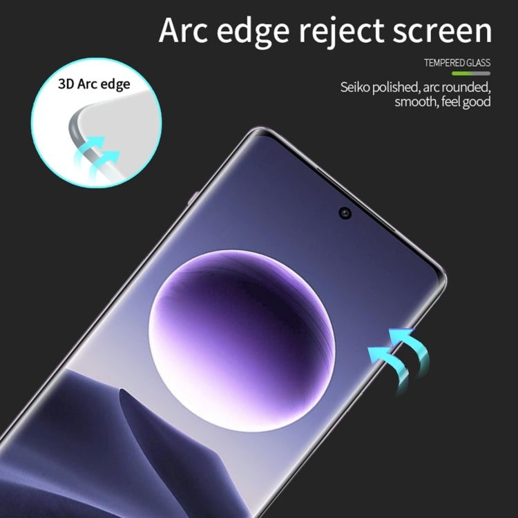 For OPPO Find X7 PINWUYO 9H 3D Hot Bending Tempered Glass Film