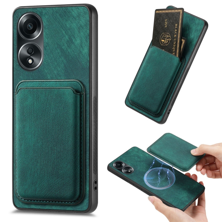 Retro Leather Card Bag Magnetic Phone Case, For OPPO A58 4G, For OPPO K11 5G, For OPPO Reno10 Global, For OPPO Reno10 Pro Global