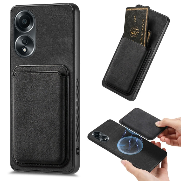 Retro Leather Card Bag Magnetic Phone Case, For OPPO A58 4G, For OPPO K11 5G, For OPPO Reno10 Global, For OPPO Reno10 Pro Global