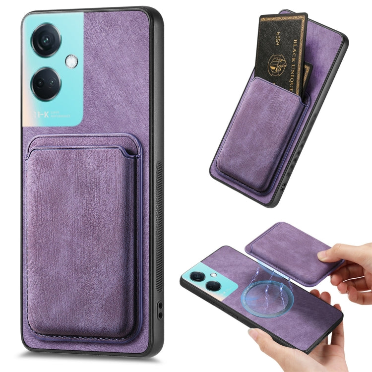 Retro Leather Card Bag Magnetic Phone Case, For OPPO A58 4G, For OPPO K11 5G, For OPPO Reno10 Global, For OPPO Reno10 Pro Global