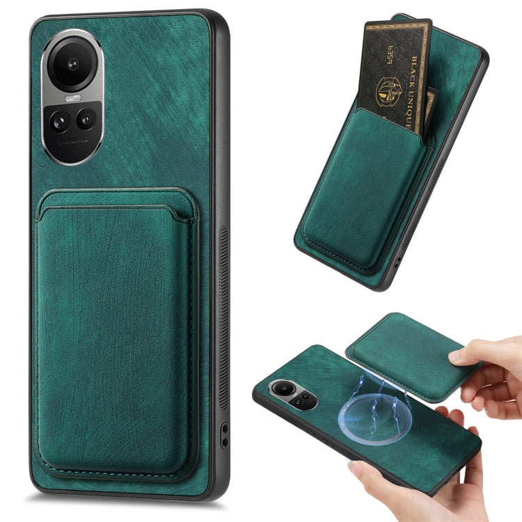 Retro Leather Card Bag Magnetic Phone Case, For OPPO A58 4G, For OPPO K11 5G, For OPPO Reno10 Global, For OPPO Reno10 Pro Global