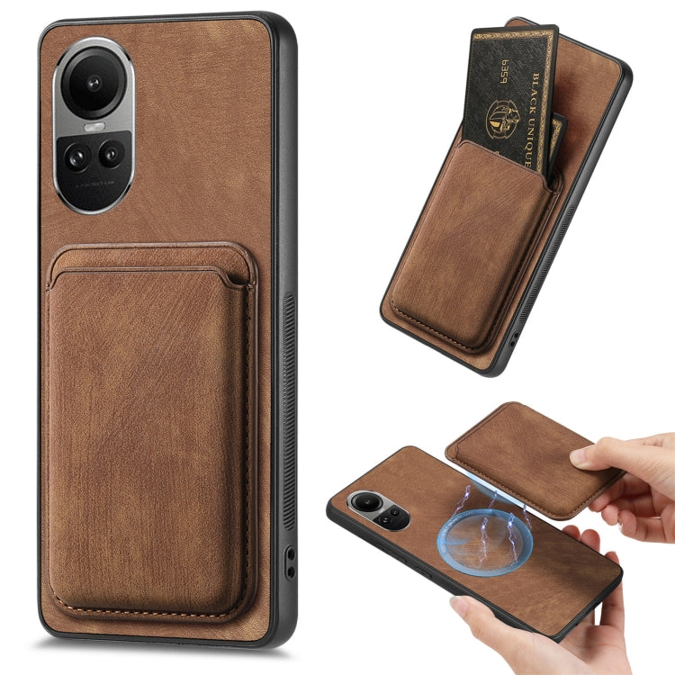 Retro Leather Card Bag Magnetic Phone Case, For OPPO A58 4G, For OPPO K11 5G, For OPPO Reno10 Global, For OPPO Reno10 Pro Global