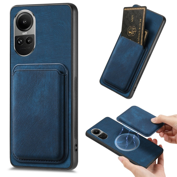 Retro Leather Card Bag Magnetic Phone Case, For OPPO A58 4G, For OPPO K11 5G, For OPPO Reno10 Global, For OPPO Reno10 Pro Global