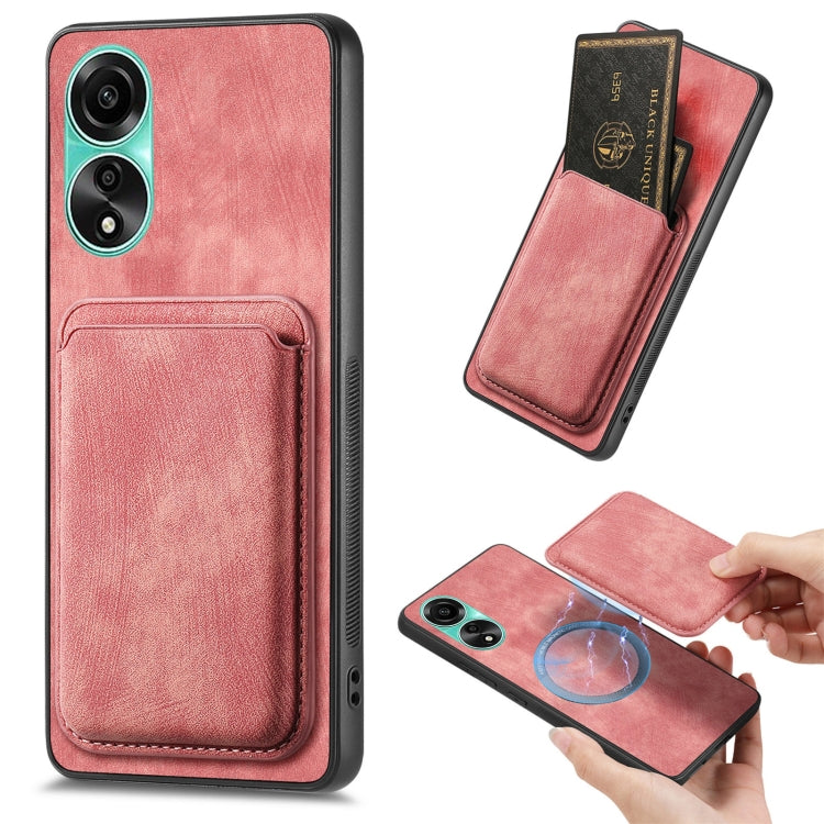 Retro Leather Card Bag Magnetic Phone Case, For OPPO A78 4G, For OPPO K11X 5G, For OPPO Reno10 Pro+, For OPPO A1 5G