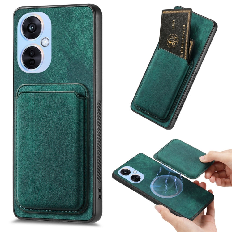 Retro Leather Card Bag Magnetic Phone Case, For OPPO A78 4G, For OPPO K11X 5G, For OPPO Reno10 Pro+, For OPPO A1 5G