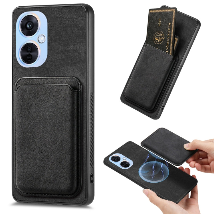 Retro Leather Card Bag Magnetic Phone Case, For OPPO A78 4G, For OPPO K11X 5G, For OPPO Reno10 Pro+, For OPPO A1 5G