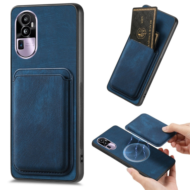 Retro Leather Card Bag Magnetic Phone Case, For OPPO A78 4G, For OPPO K11X 5G, For OPPO Reno10 Pro+, For OPPO A1 5G