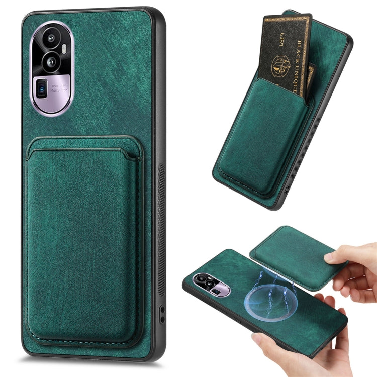 Retro Leather Card Bag Magnetic Phone Case, For OPPO A78 4G, For OPPO K11X 5G, For OPPO Reno10 Pro+, For OPPO A1 5G
