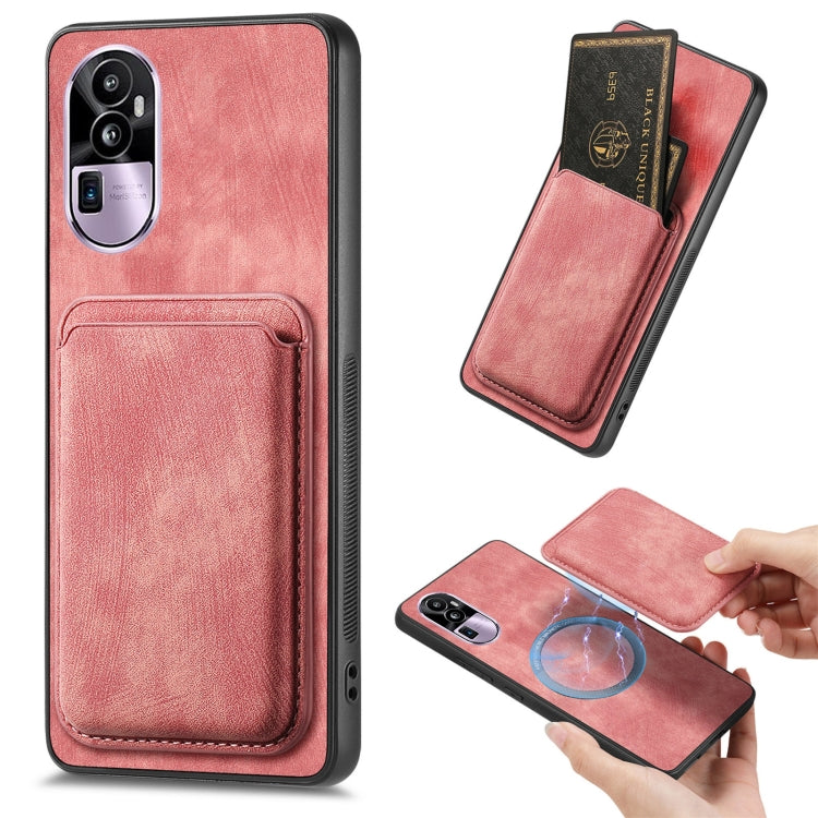 Retro Leather Card Bag Magnetic Phone Case, For OPPO A78 4G, For OPPO K11X 5G, For OPPO Reno10 Pro+, For OPPO A1 5G