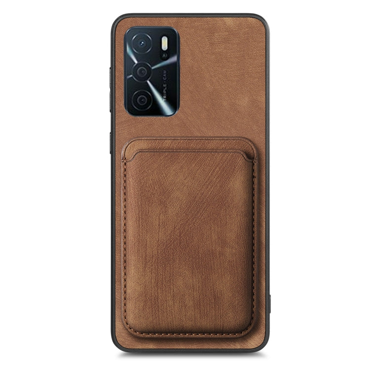 Retro Leather Card Bag Magnetic Phone Case, For OPPO Reno9 Pro+ 5G, For OPPO A17K, For OPPO A17, For OPPO A57 4G