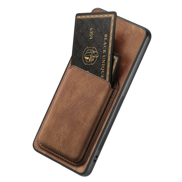 Retro Leather Card Bag Magnetic Phone Case, For OPPO Reno9 Pro+ 5G, For OPPO A17K, For OPPO A17, For OPPO A57 4G