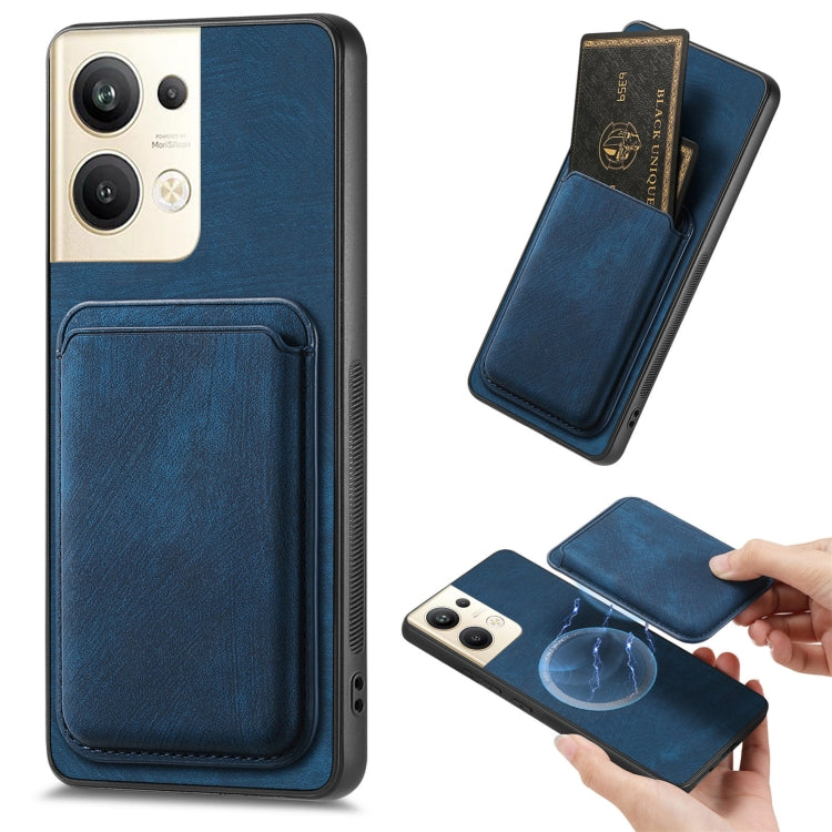 Retro Leather Card Bag Magnetic Phone Case, For OPPO Reno9 Pro+ 5G, For OPPO A17K, For OPPO A17, For OPPO A57 4G
