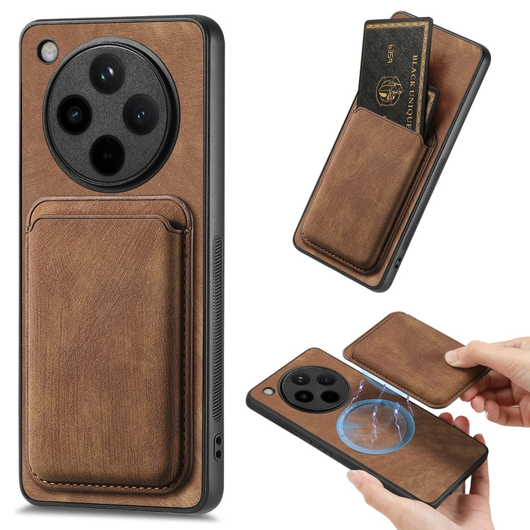Retro Leather Card Bag Magnetic Phone Case, For OPPO Find X8 Pro, For OPPO Reno8 T 4G, For OPPO Reno8 Z, For OPPO Reno9 5G